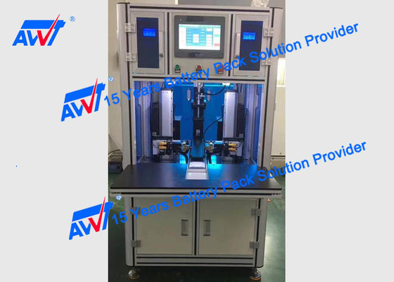Máy hàn điểm pin Lithium tự động AWT Mặt đôi 18650 32650 HDL6030 Khí nén 2800-3500 chiếc / giờ 380V 5000A